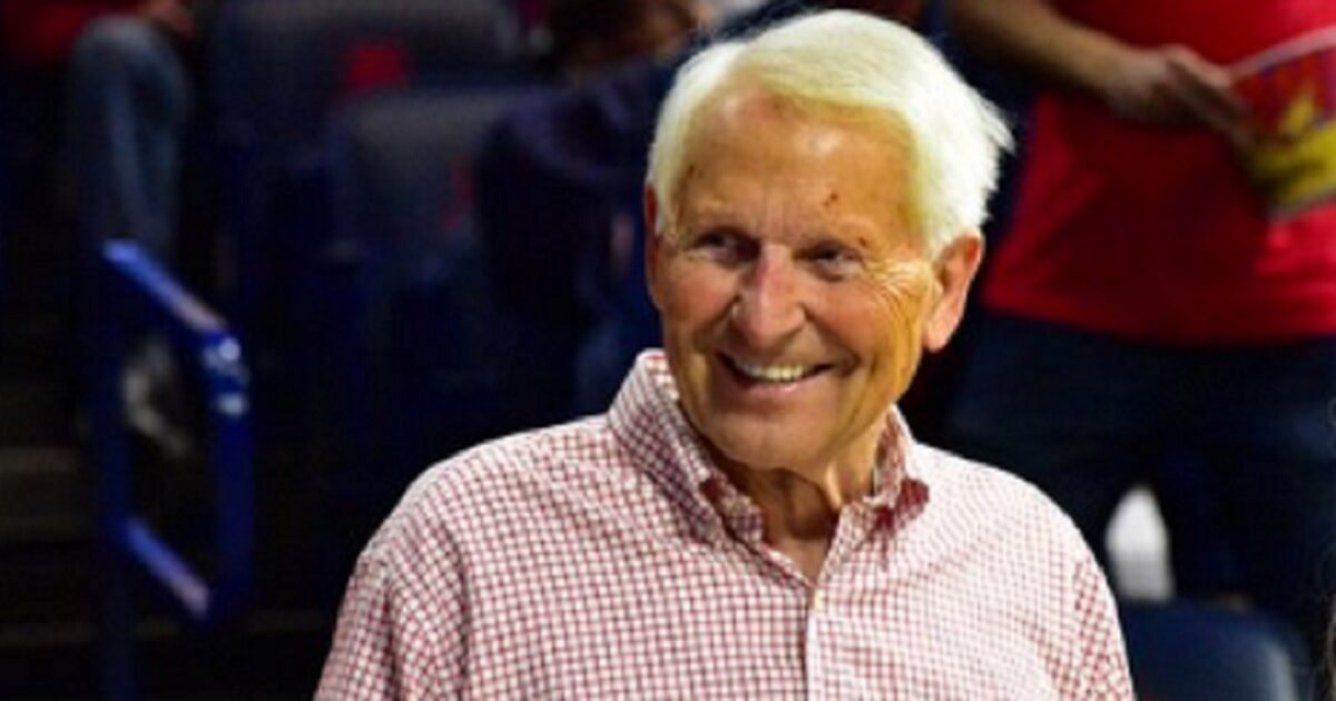 Lute Olson, a legendary college basketball coach at the University of Arizona and the University of Iowa.