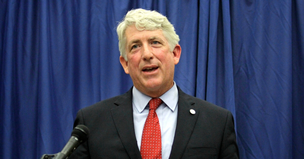 Virginia's Attorney General Mark Herring speaks at a press conference after The U.S. Court of Appeals for the 4th Circuit ruled that Virginia's ban on same-sex marriage is unconstitutional July 28, 2014, in Richmond, Virginia.