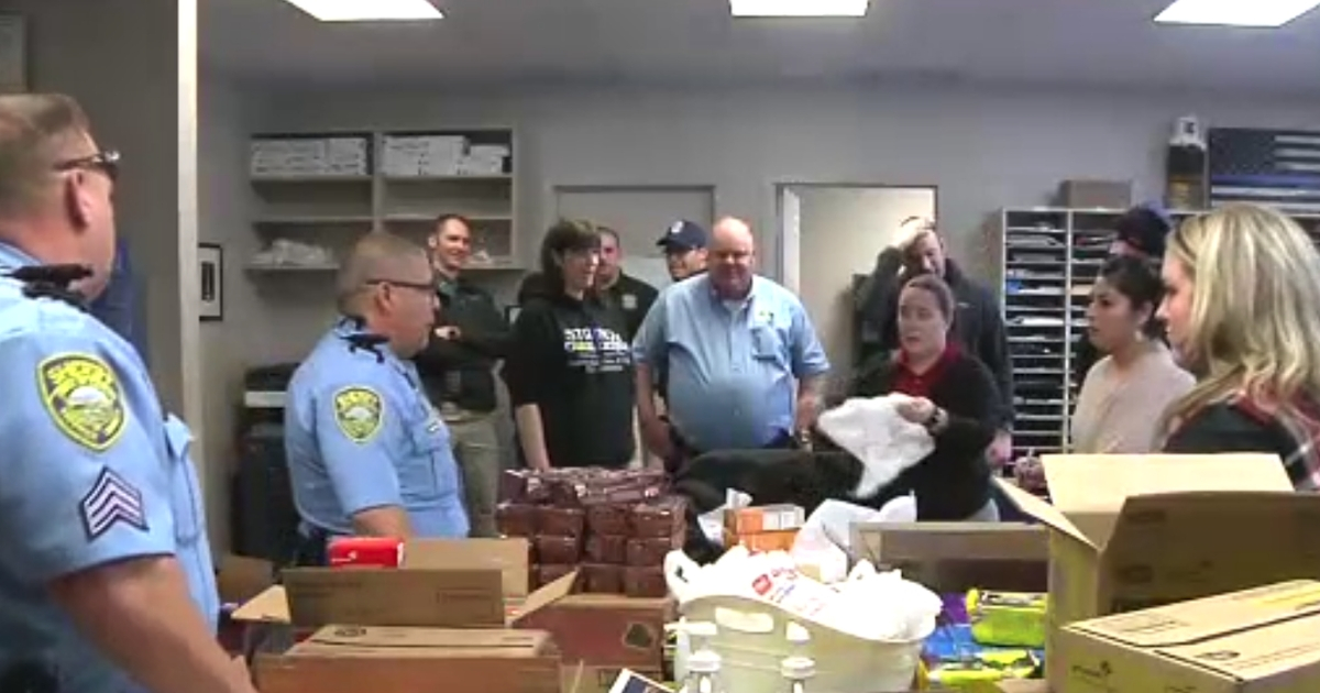 Police Buy Girl Scout Cookies