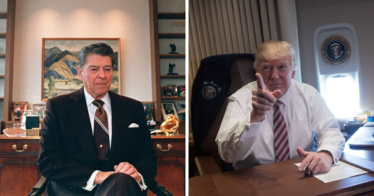 Ronald Reagan and Donald Trump