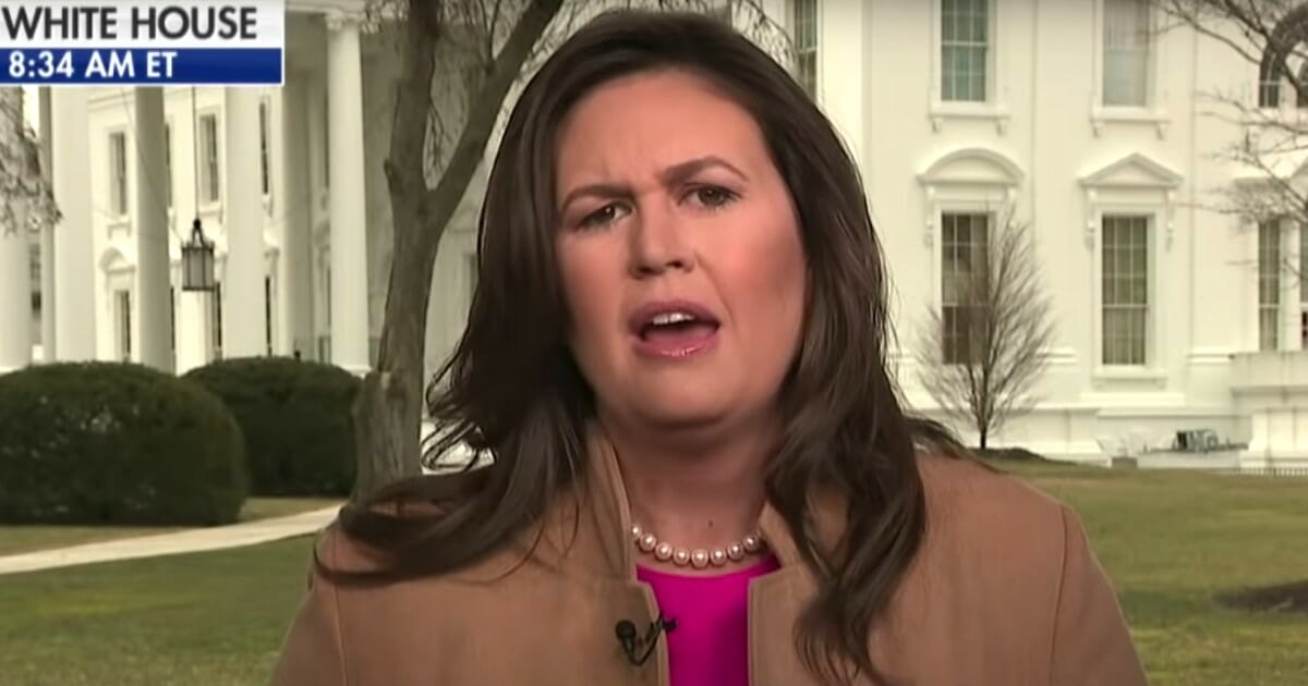 White House press secretary Sarah Sanders spoke out about a number of issues in a Fox News interview Friday.