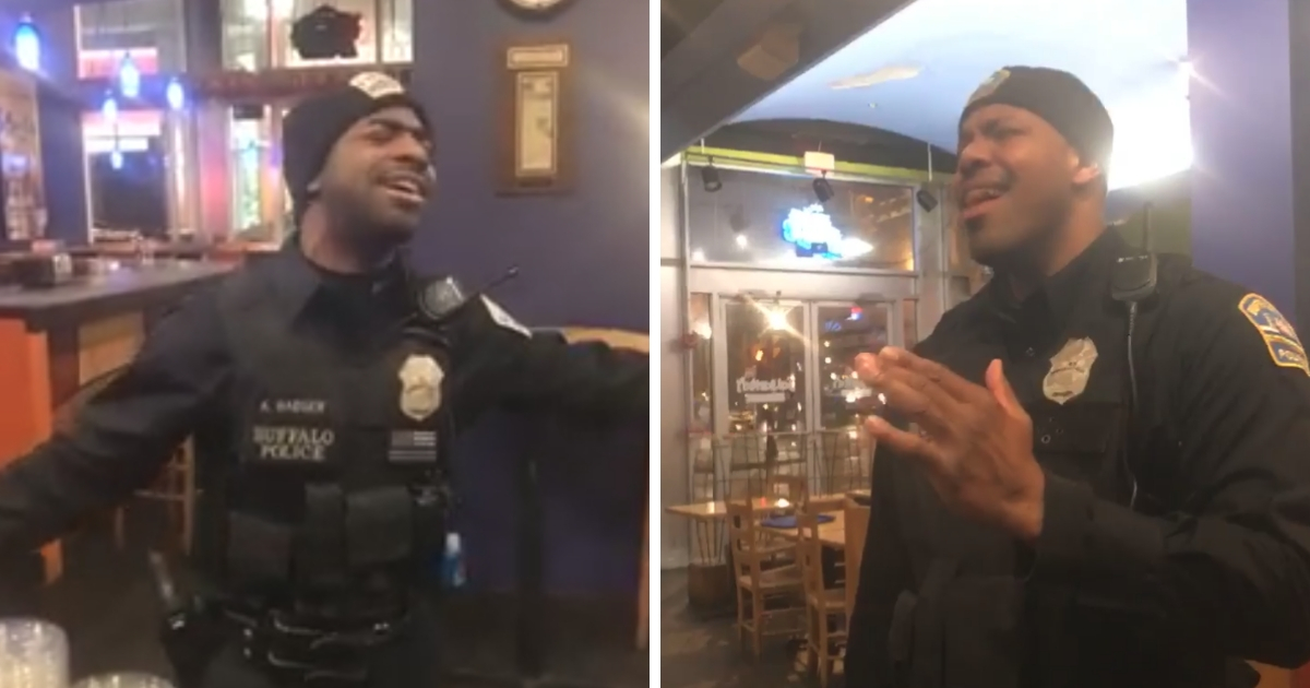 Singing Police Officers