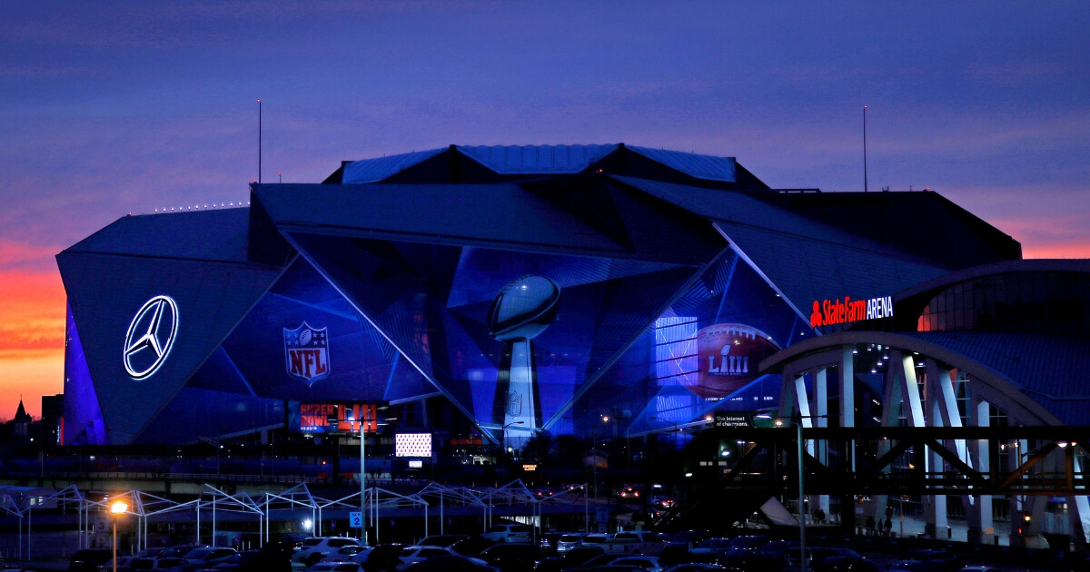 Atlanta's Mercedes-Benz Stadium will host Super Bowl LIII on Sunday.
