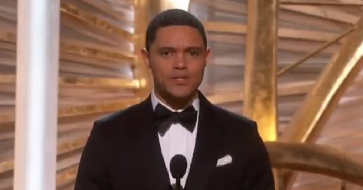 "The Daily Show" host Trevor Noah used his chance to address a national audience outside of late-night, liberal comedy, to insult millions of white Americans with a racist joke.