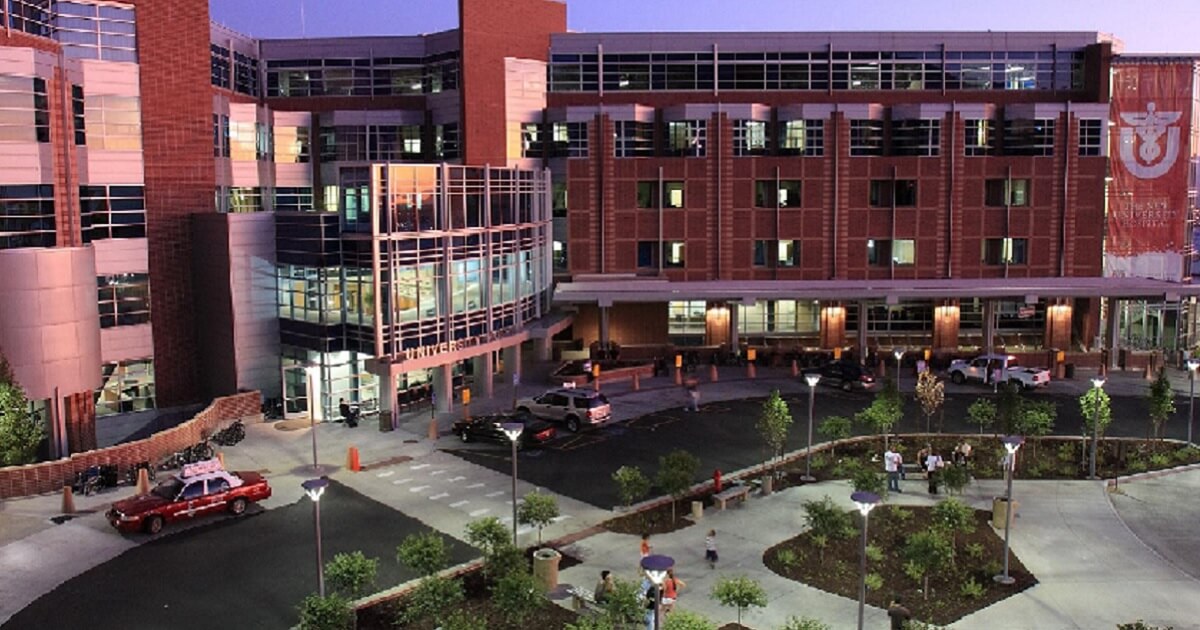 The University of Utah Medical Center is pictured in a photo from Wikipedia.