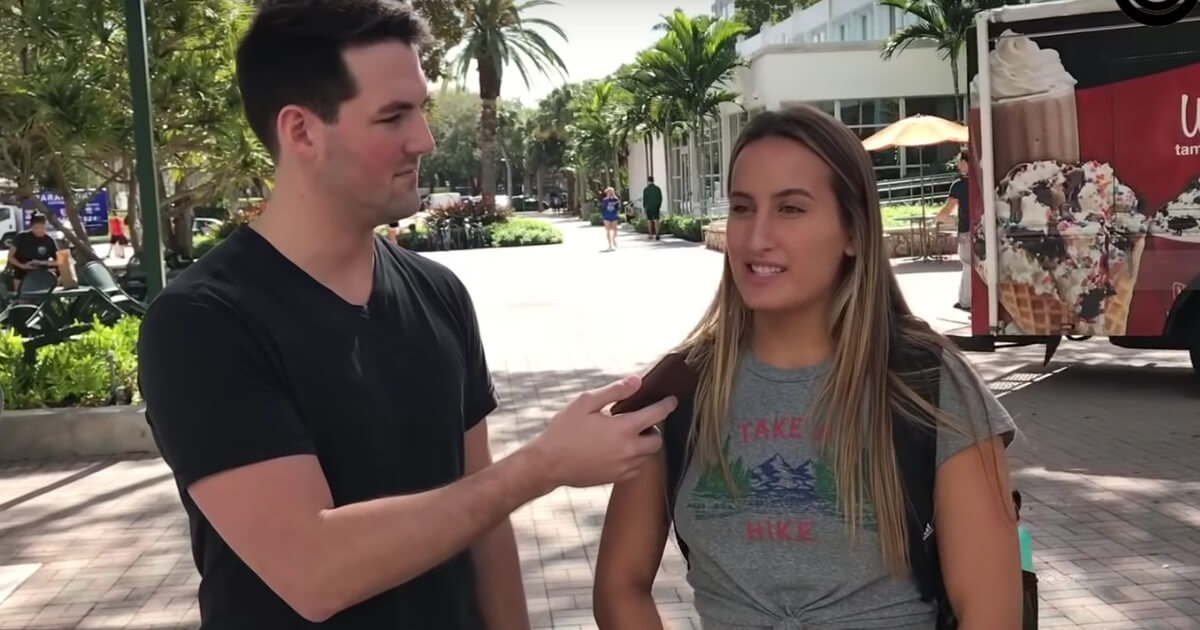 Students at The University of Miami answer questions about Green New Deal with Campus Reform's Cabot Phillips.