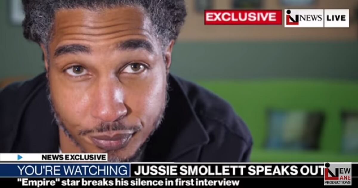 Comedian Dale Cover portraying actor Jussie Smollett.