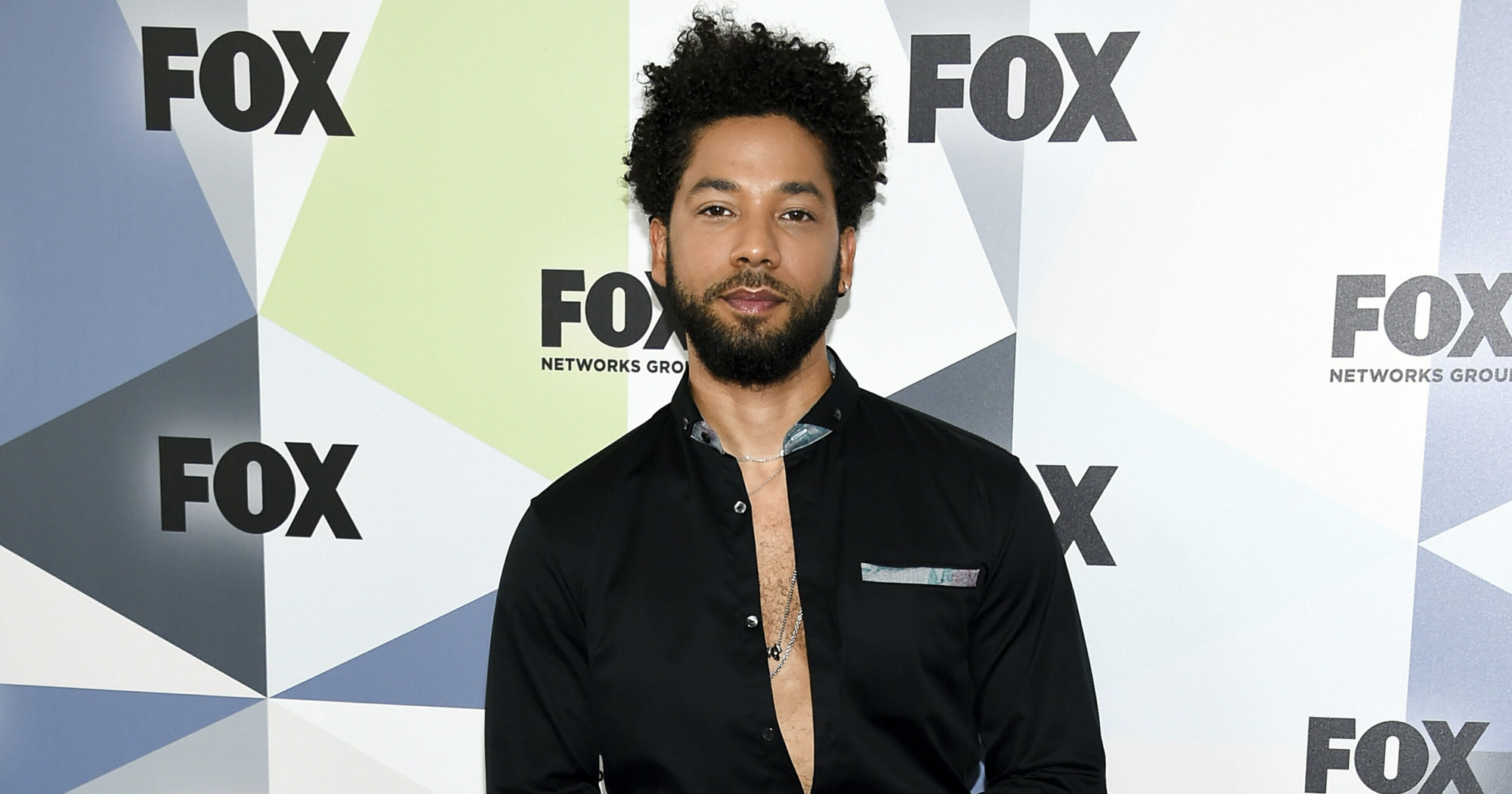 In this Monday, May 14, 2018, file photo, actor and singer Jussie Smollett attends the Fox Networks Group 2018 programming presentation after party at Wollman Rink in Central Park in New York.