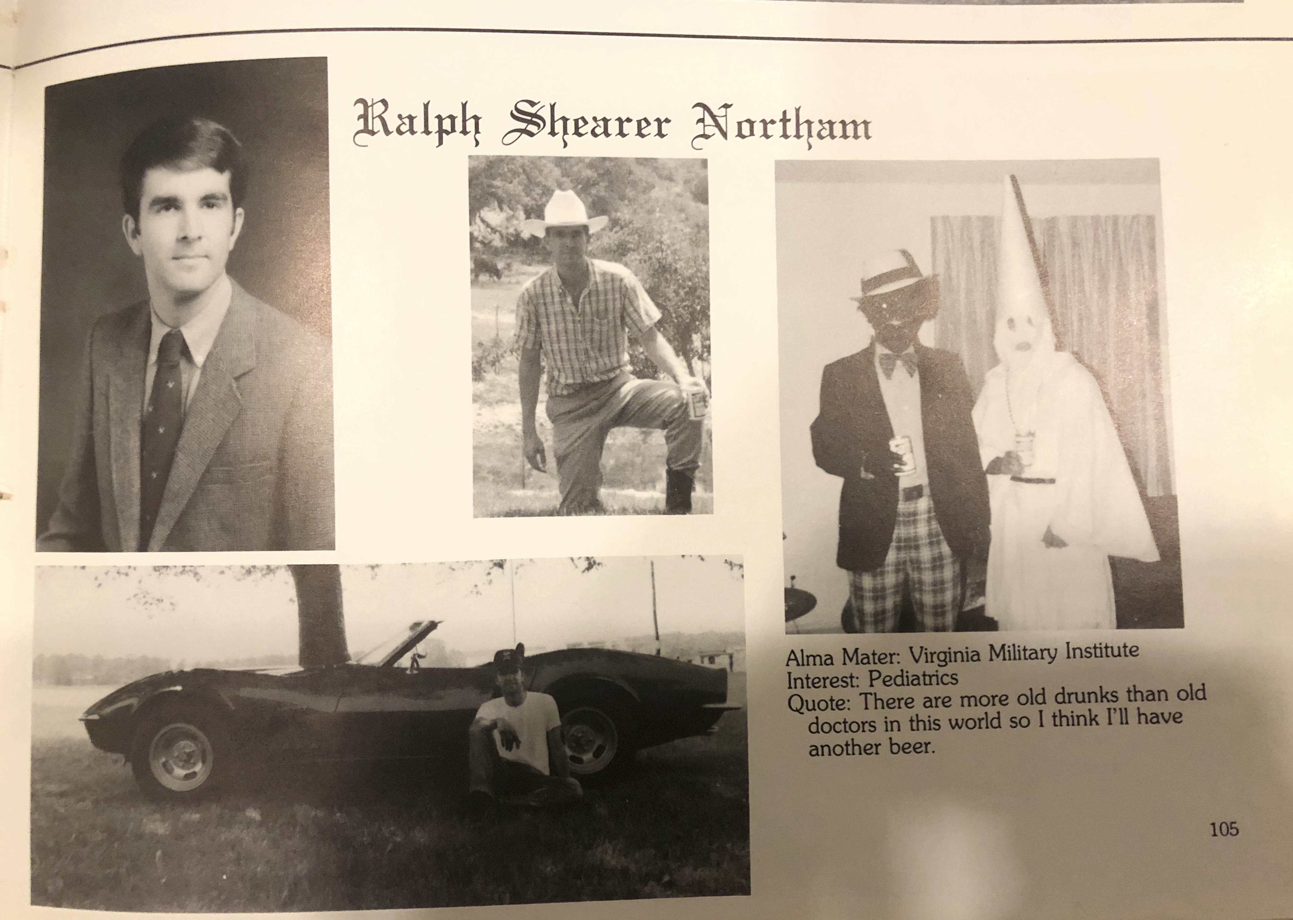 Governor Klan Blackface