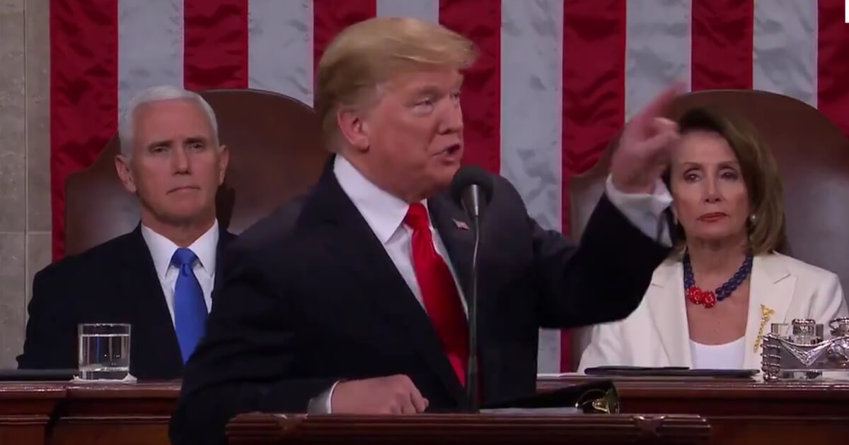 President Donald Trump's State of the Union address.