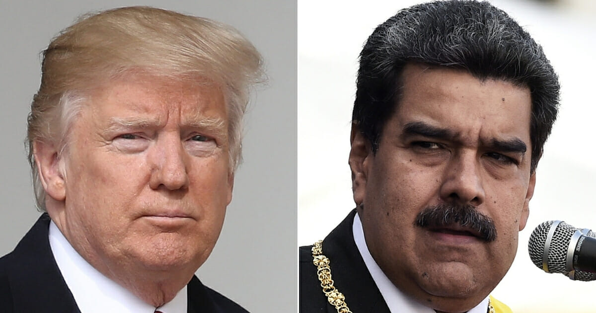 President Donald Trump; Venezuelan President Nicolas Maduro