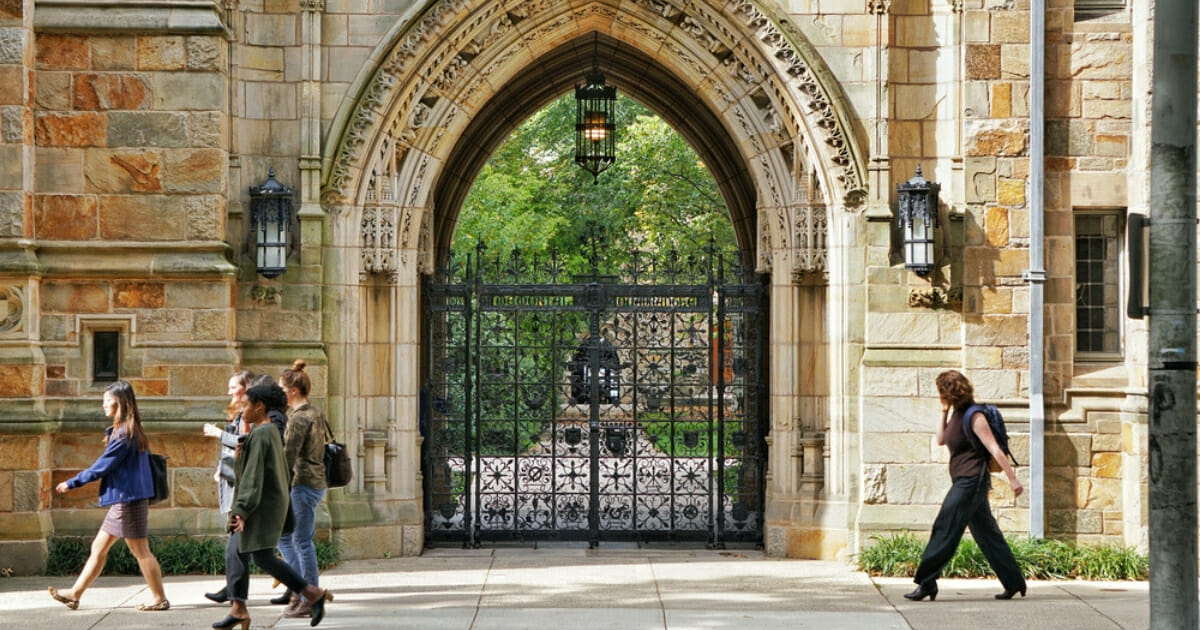 Students at Yale University