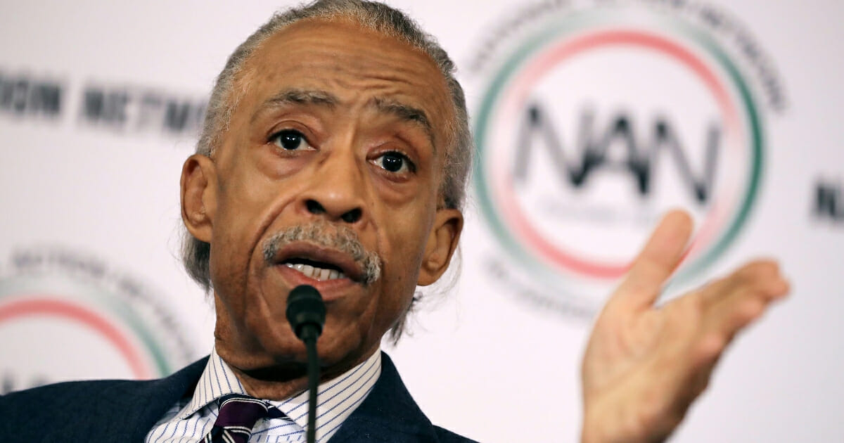 The Rev. Al Sharpton addresses a post-midterm election meeting of his National Action Network's in the Kennedy Caucus Room at the Russell Senate Office Building on Capitol Hill Nov. 13, 2018, in Washington, D.C.