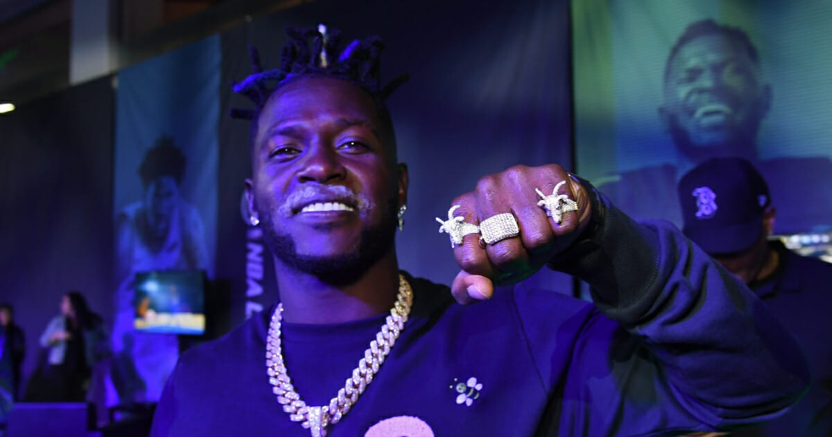 Antonio Brown attends Bud Light Super Bowl Music Fest / EA SPORTS BOWL at State Farm Arena on Jan. 31, 2019 in Atlanta.