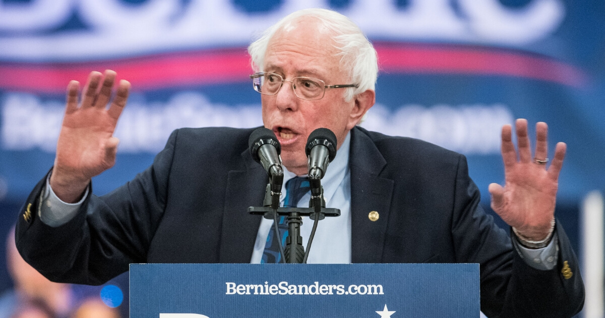 Democratic 2020 presidential candidate U.S. Sen. Bernie Sanders addresses the crowd March 14, 2019, in North Charleston, South Carolina.