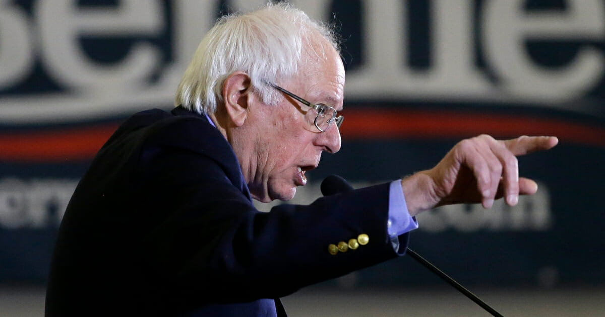 Democratic 2020 presidential candidate Sen. Bernie Sanders addresses a rally Sunday, March 10, 2019, in Concord, N.H.