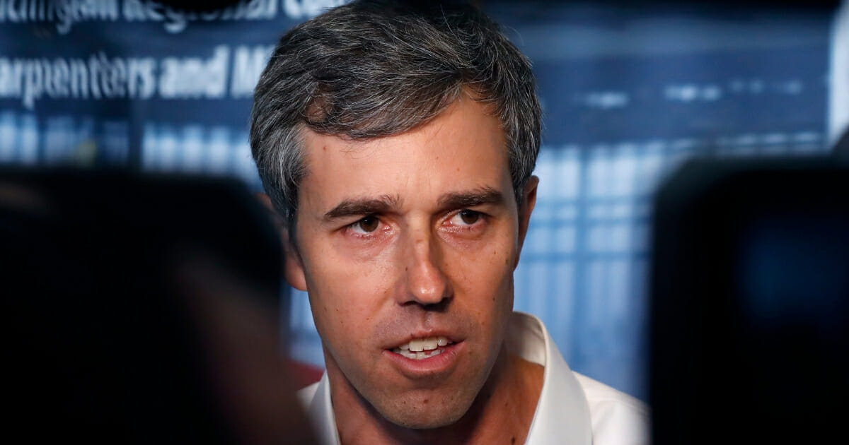 Democratic presidential candidate Beto O'Rourke at the Michigan Regional Council of Carpenters on Monday, March 18, 2019, in Ferndale, Mich.
