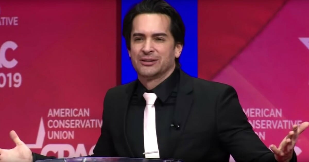 Brandon Straka, the founder of the Walkaway Campaign, speaks at CPAC.