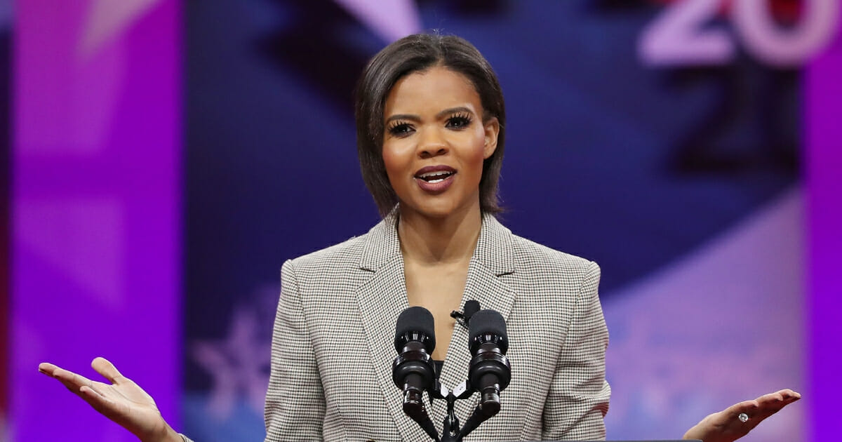 Commentator Candace Owens speaks during CPAC 2019 on March 1, in National Harbor, Maryland.