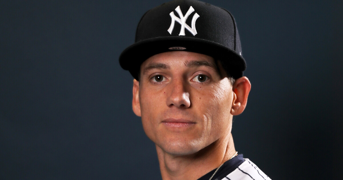 Danny Farquhar #36 of the New York Yankees poses for a portrait during the New York Yankees Photo Day on Feb. 21, 2019 at George M. Steinbrenner Field in Tampa, Florida.