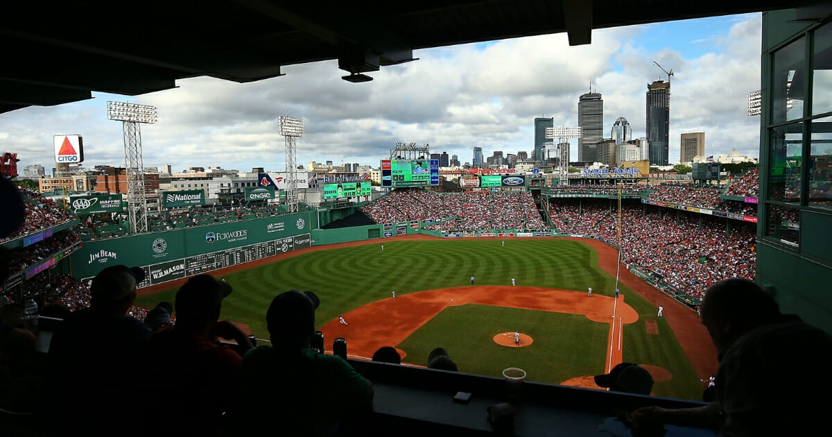 A view of Fenway Park during a game between the Boston Red Sox and the New York Yankees on Aug. 4, 2018.