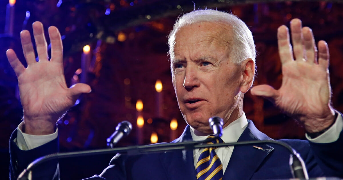Former Vice President Joe Biden speaks at the Biden Courage Awards on Tuesday, March 26, 2019, in New York.