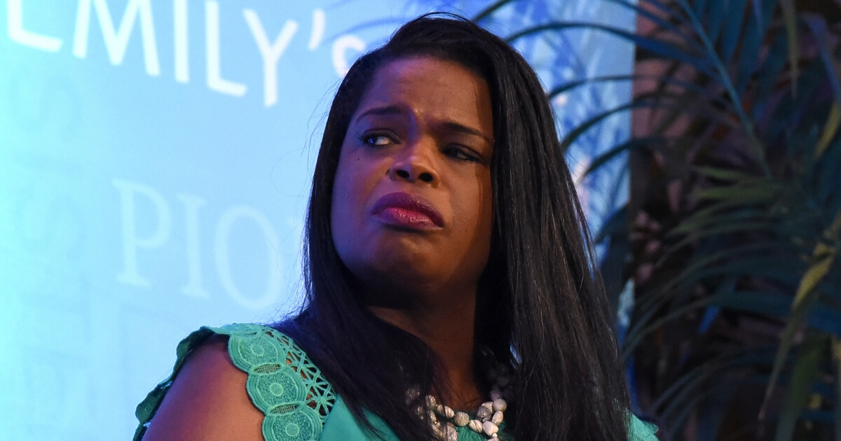 Kim Foxx speaks at Four Seasons Hotel Los Angeles at Beverly Hills on Feb. 19, 2019.