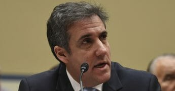 Former Trump attorney Michael Cohen testifies before the House Oversight and Reform Committee on Capitol Hill in Washington on Feb. 27, 2019
