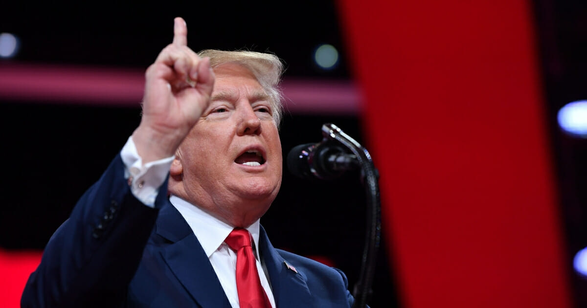 U.S. President Donald Trump speaks during the annual Conservative Political Action Conference (CPAC) in National Harbor, Maryland, on March 2, 2019.