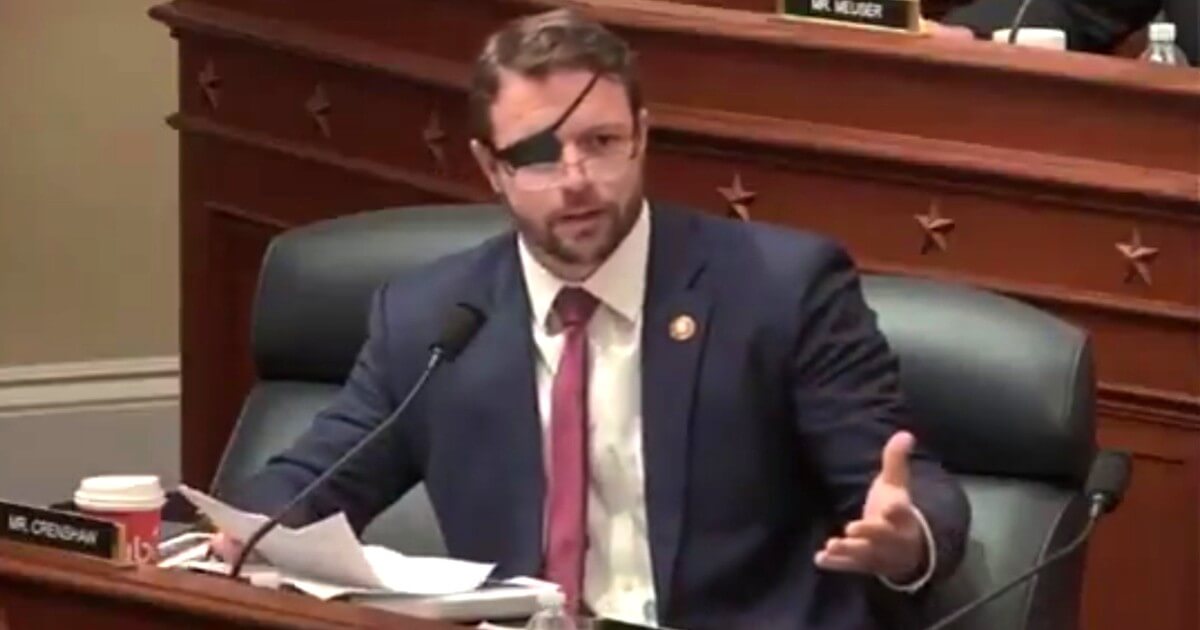 Freshman Republican Rep. Dan Crenshaw of Texas talked about tax philosophy during a House Budget Committee hearing.