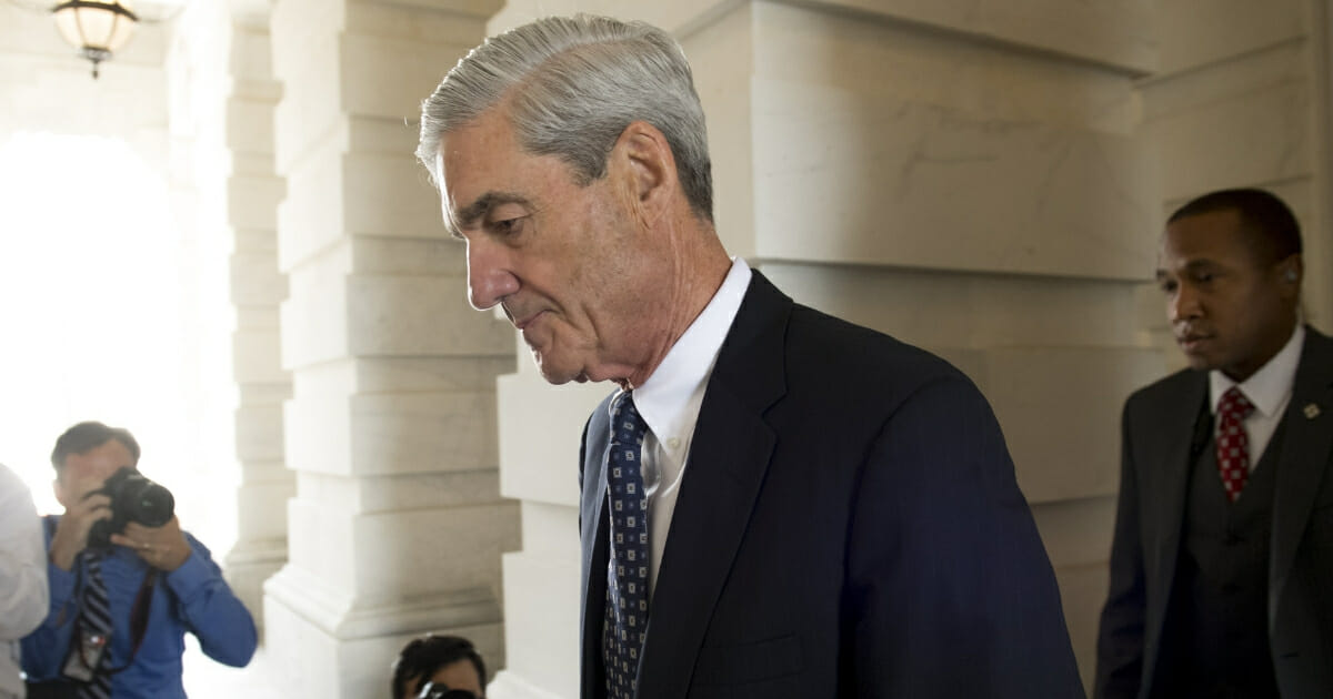 Former FBI Director Robert Mueller, special counsel on the Russian investigation, leaves following a meeting with members of the US Senate Judiciary Committee at the US Capitol in Washington, DC on June 21, 2017.