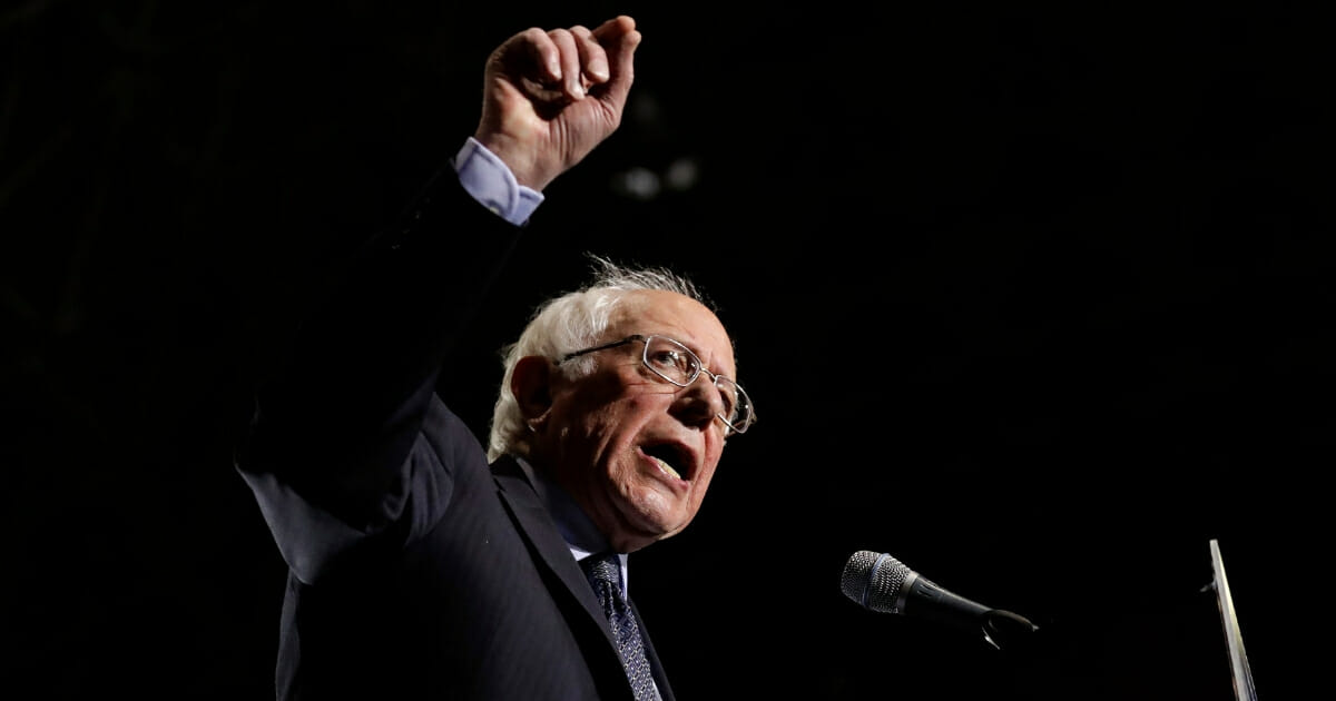 Sen. Bernie Sanders of Vermont speaks as he kicks off his 2020 presidential campaign at Navy Pier in Chicago on March 3, 2019.