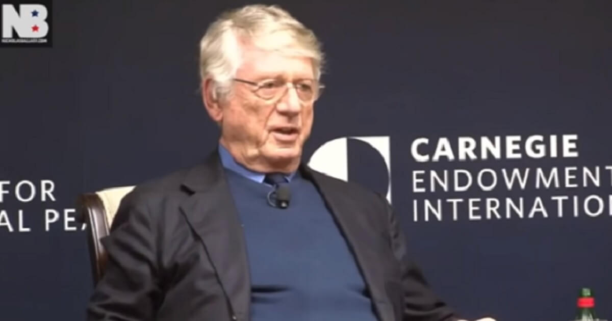 Television news veteran Ted Koppel appears at the Carnegie Endowment for International Peace in Washington.