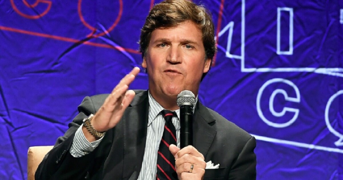 Fox News host Tucker Carlson in a file photo from October.