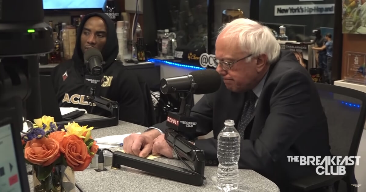 Vermont Sen. Bernie Sanders appears on "The Breakfast Club."