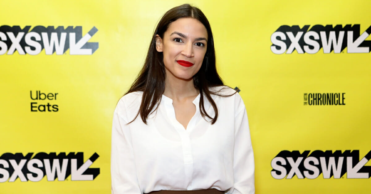 Alexandria Ocasio-Cortez at the the 2019 SXSW Conference and Festivals at Austin Convention Center on March 9, 2019 in Austin, Texas.
