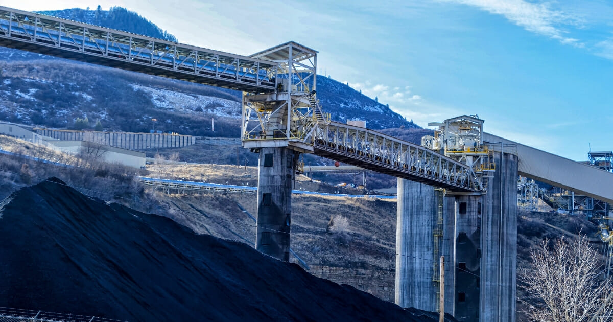 Coal mining operation near Somerset, Colorado.