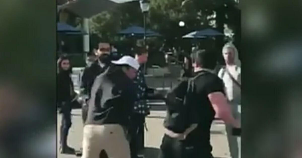 Conservative attacked on Berkeley campus.