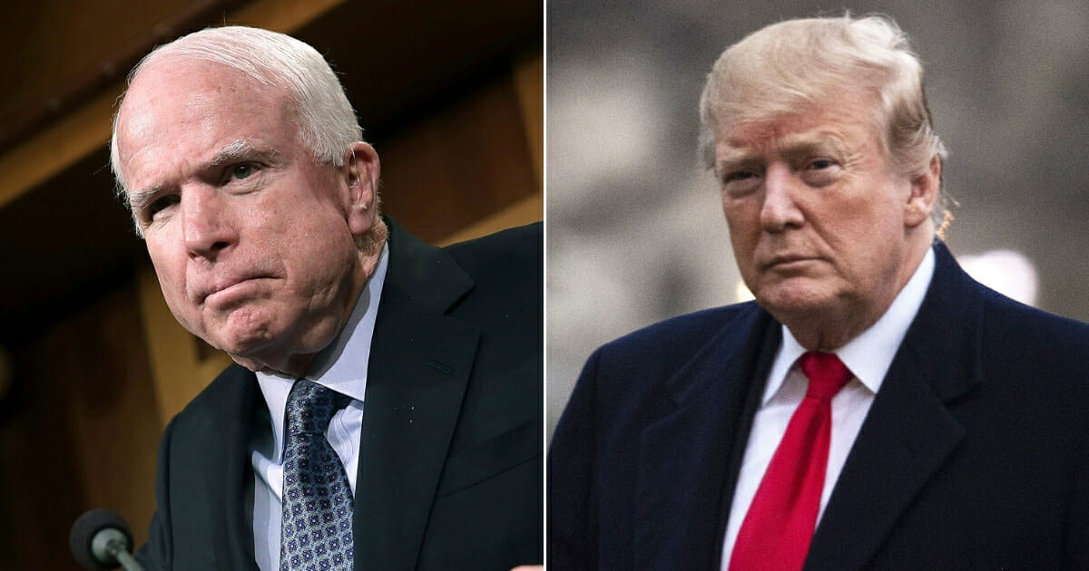 John McCain; Donald Trump.