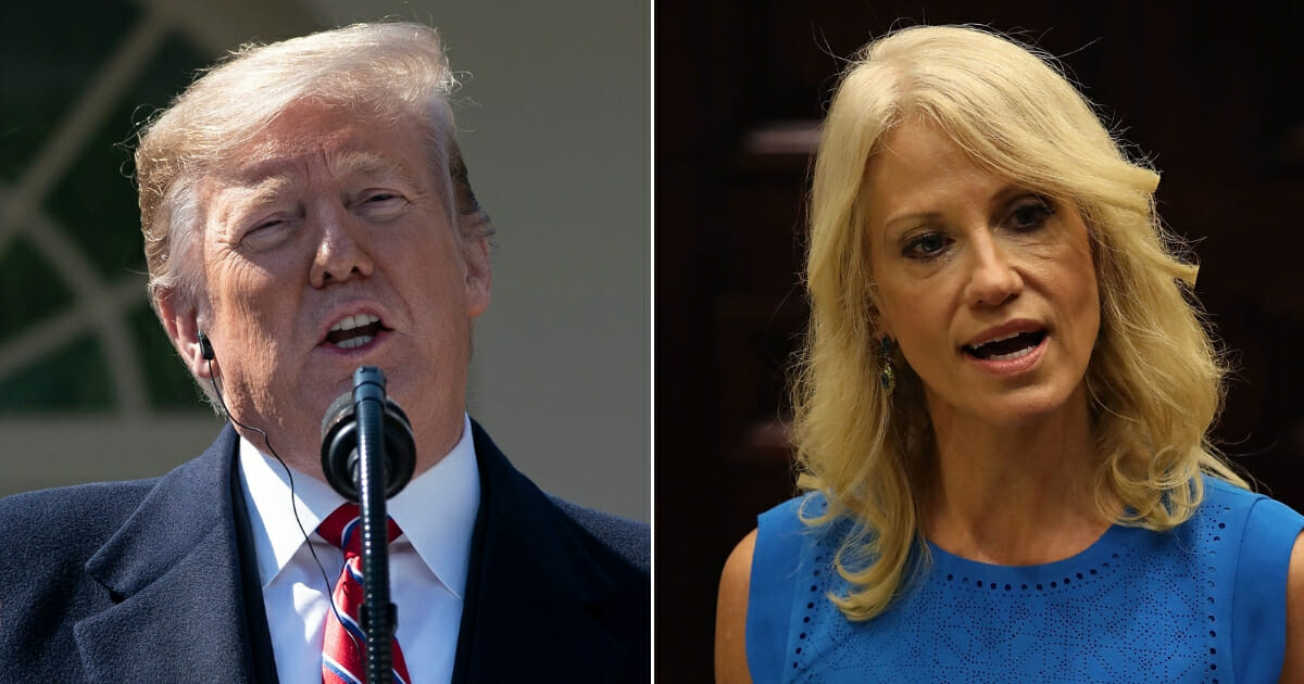 President Donald Trump; White House Counselor Kellyanne Conway