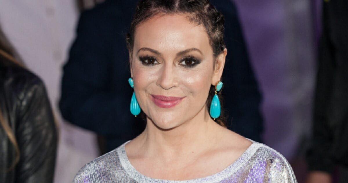 Liberal actress Alyssa Milano is pictured in a 2016 file photo.