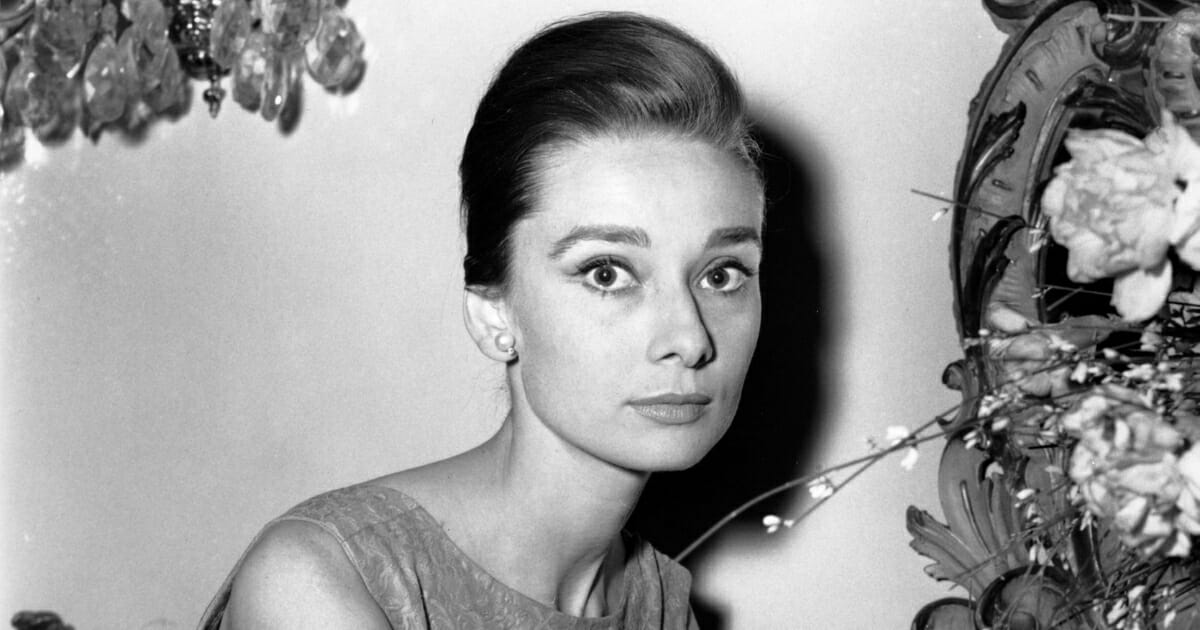 Audrey Hepburn poses at a hotel in Rome, Italy, on Jan. 8, 1960.