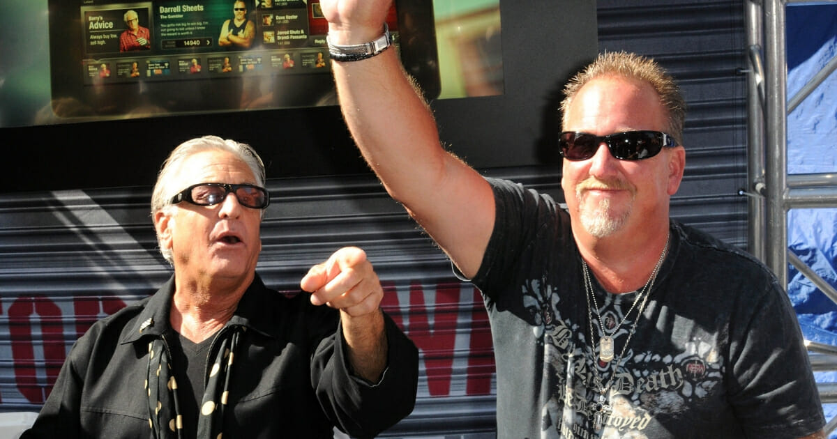 Barry Weiss and Darrell Sheets participate in A&E's "Storage Wars" Lockbuster Tour.