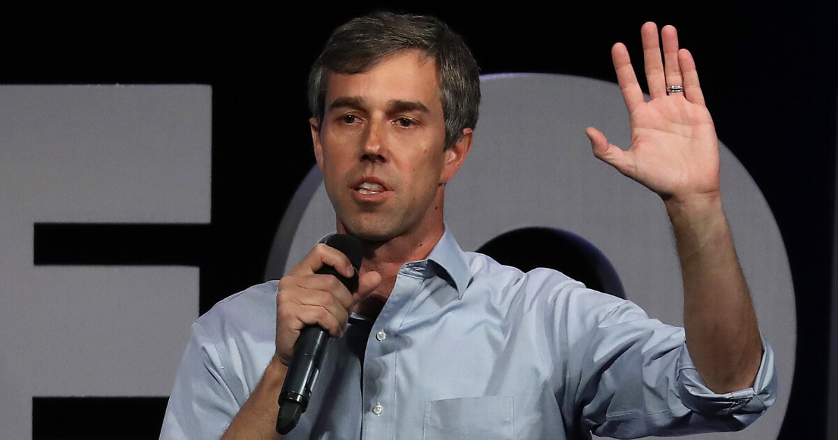 Democratic Presidential candidate former Rep. Beto O'Rourke speaks during the “We the People' summit featuring 2020 presidential candidates, at the Warner Theatre on April 1, 2019, in Washington, D.C.