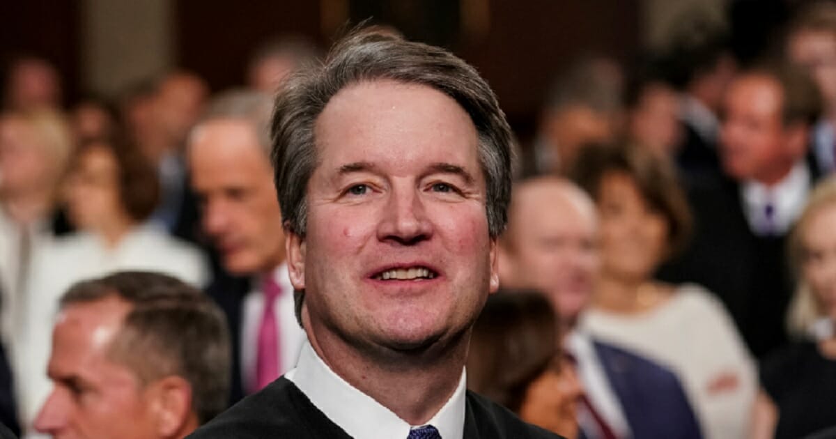 Supreme Court Justice Brett Kavanaugh attends the State of the Union address Feb. 5 at the Capitol.
