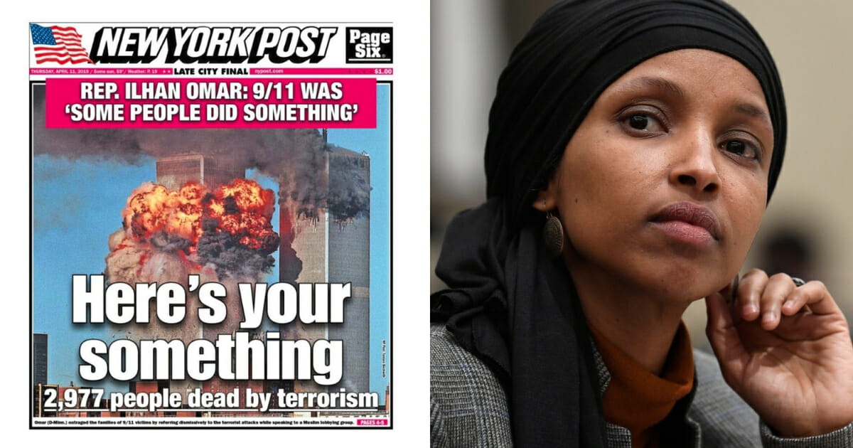 New York Post cover and Rep. Ilhan Omar