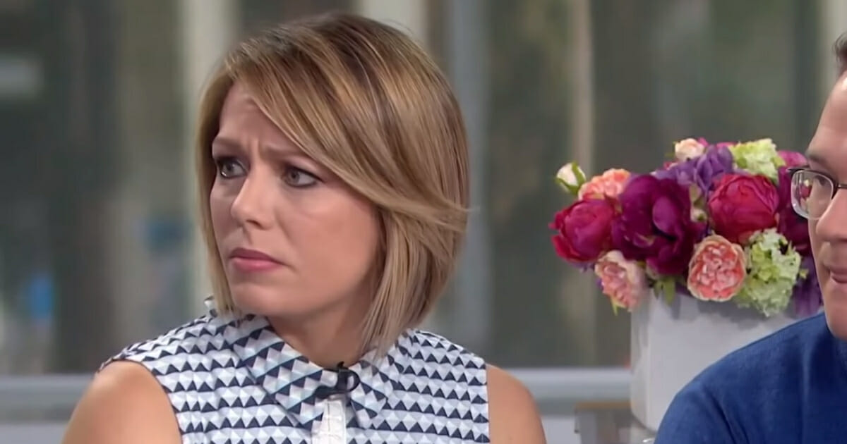 Dylan Dreyer looking serious and sad.