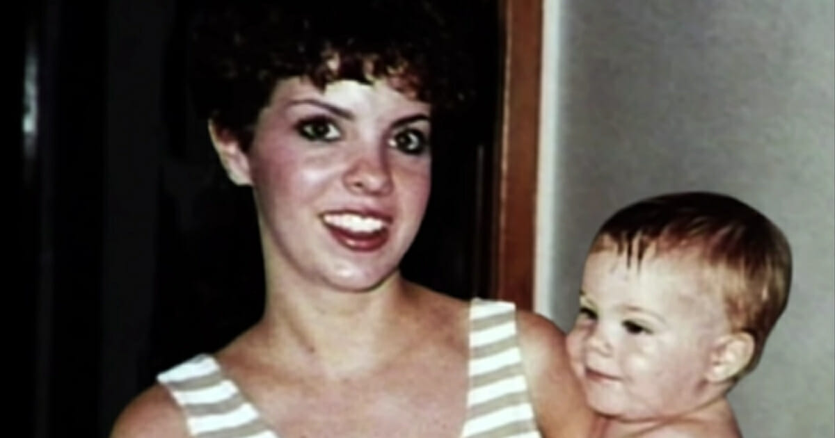 Bonnie Haim with her son, Aaron.