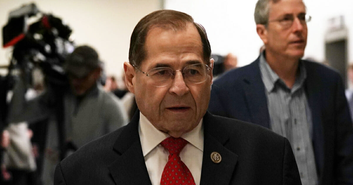 U.S. Rep. Jerrold Nadler (D-NY), ranking member of the House Judiciary Committee, arrives at the Rayburn House Office Building where former Federal Bureau of Investigation Director James Comey testifies to the House Judiciary and Oversight and Government Reform committees on Capitol Hill December 7, 2018, in Washington, D.C.