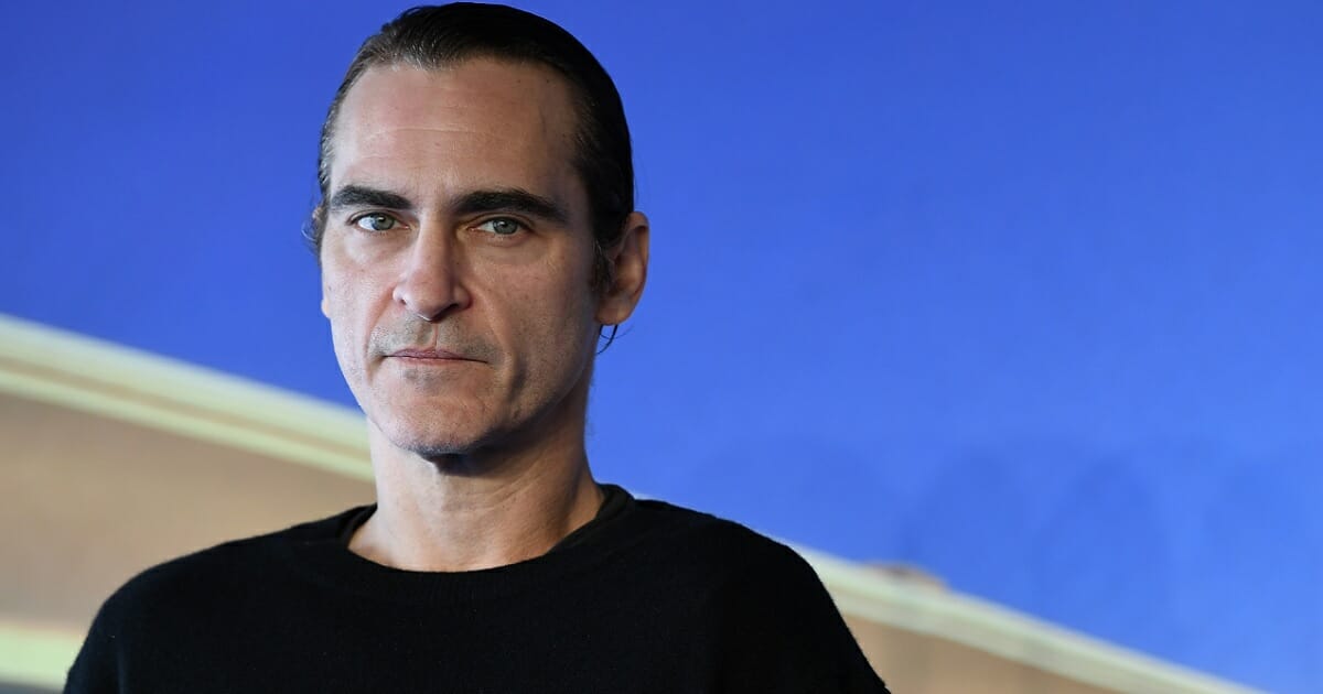 Actor Joaquin Phoenix is pictured in a file photo from 2018.